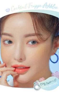 LensMe Cocktail Frappe Ash Blue 13 LensMe Cocktail Frappe Ash Blue -Lens World Shop lensme cocktail frappe ash blue model2 06