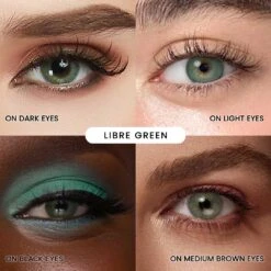 EyeCandys Libre Green -Lens World Shop libre green cue collage