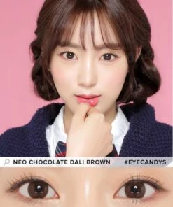 NEO Dali Chocolate Brown (KR) -Lens World Shop neo dali 2 brown n016 circle contact lens model 3 1024x1024 cd88637f 8616 432c adc4 d8ffc74cdcb9
