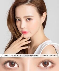 NEO Monthly Dali Chocolate Brown -Lens World Shop neo dali chocolate brown circle contact lens model 72493e59 bb86 4095 b961 32227dd847dc