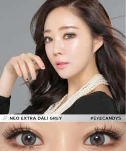 NEO Extra Dali Grey (Custom Toric) 9 NEO Extra Dali Grey (Custom Toric) -Lens World Shop neo extra dali grey n255 color contact lens model 2