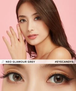 NEO Glamour Grey (Custom Toric) -Lens World Shop neo glamour grey model 2