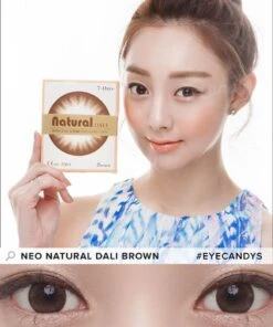 NEO Weekly Natural Dali Brown (12pk) (KR) -Lens World Shop neo natural dali brown wdn934 color contact lens model