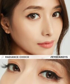 EyeCandys Radiance Hazel -Lens World Shop radiance choco model 2