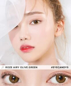 I-DOL Roze Airy Olive Green -Lens World Shop roze airy olive green model