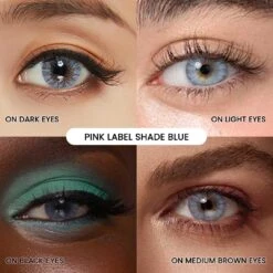 Pink Label Shade Blue -Lens World Shop shade blue cue collage