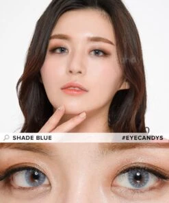Pink Label Shade Blue -Lens World Shop shade blue model 2