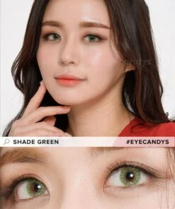 Pink Label Shade Green -Lens World Shop shade green model 2