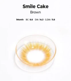 Chuu Smile Cake Brown -Lens World Shop smile cake Brown detail model
