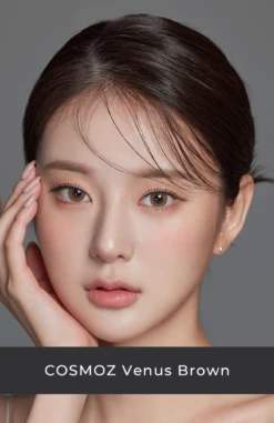 OTR Cosmoz Venus Brown -Lens World Shop venus brown detail1 model