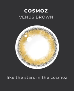 OTR Cosmoz Venus Brown -Lens World Shop venus brown detail2 model